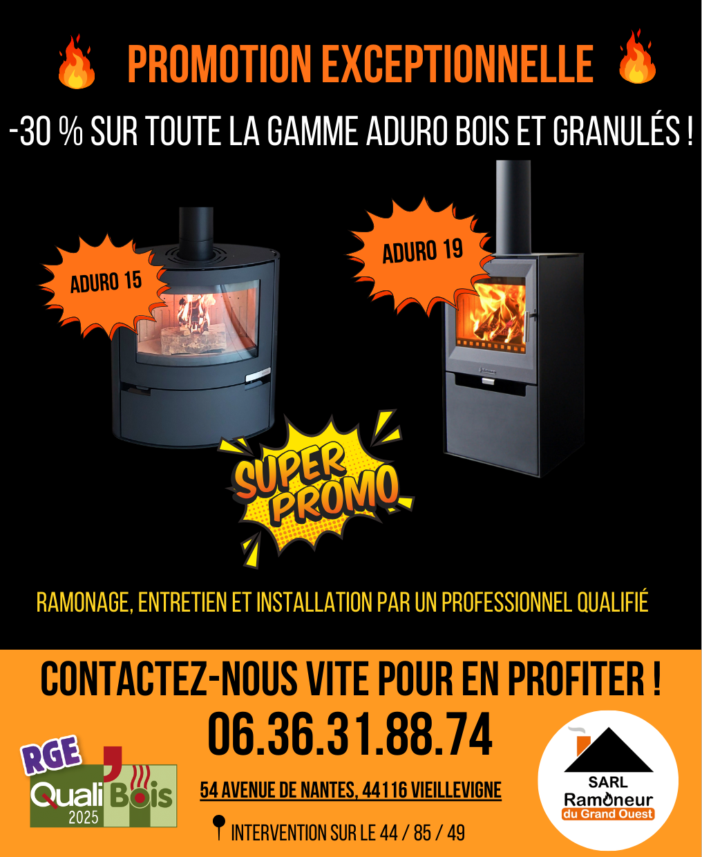 Promotion exceptionnelle 🔥 -30 % sur les poêles Promotion exceptionnelle 🔥<br />
-30 % sur les poêles
